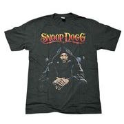 MUSIC TEE 音楽Ｔ-シャツ Snoop Dogg　parka  BLACK　バンドT