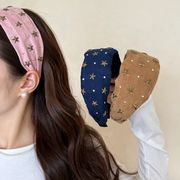 星カチューシャ　ヘアアクセサリー　レディース　デザイン　韓国風　髪飾り