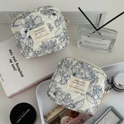 収納ポーチ　小物収納　韓国ファッション　かわいい　花