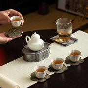 新中式コップ敷き・乾泡台・国風海棠・乾式茶席・茶敷き  小茶席  茶道附属品