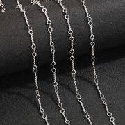 超新作 ステンレスチェーン　ネックレス パーツ DIY素材 デコ素材 手芸材料 ブレスレットパーツ★2025