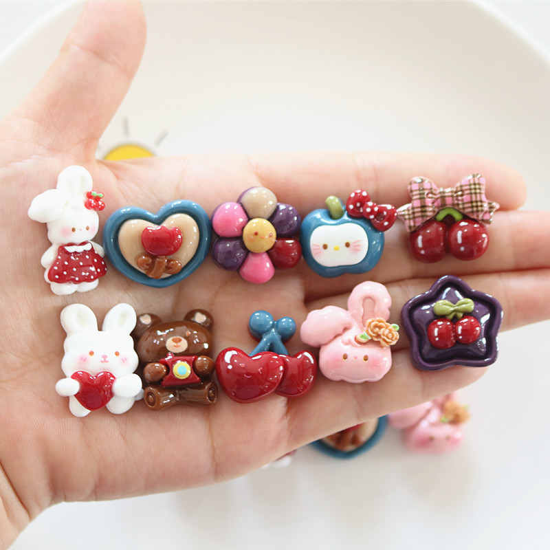 激安販売★芸DIY デコパーツ ★アクセサリー 　パーツ★アニマル　フルーツ　ハート