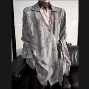 2025春秋新作 メンズ 男女 トップス 長袖 シャツ ブラウス コート アウター