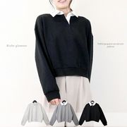 【2025新作】ふくれジャガードカットソー　衿付き　プルオーバー(32974)