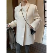 今季マストバイ   気質   おしゃれ   厚手  エレガント  ダブルブレス    チェスターコート