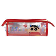 クレヨンしんちゃん チャーム付き フチイロ ペン ポーチ ドーン レッド【小ロット販売】