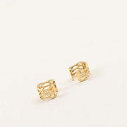 サージカルステンレスイヤーカフ　アクセサリー　デザイン　金属アレルギー対応　18kコーティング