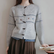 初回送料無料　ニットセーターおしゃれな長袖カーディガン　レディースファッション人気トレンド