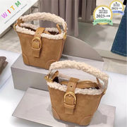 2025新作 ボア×スエードバッグ ハンドバッグ 手提げバッグ 斜め掛け レディース 上品