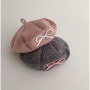 新作　キッズ　保温ニット帽子　防寒　4色