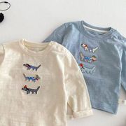 新作 キッズTシャツ 男の子長袖 大人気ベビートップス　カジュアル70ｃｍ～120ｃｍLF Y