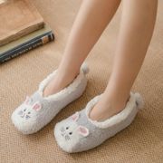 もこもこハムスター ルームシューズ【スリッパ/あったか/防寒/滑り止め/ポカポカ/室内履き】