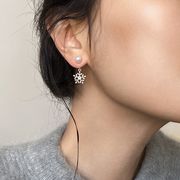 通勤用ピアス、気質イヤリング、 ポストsilver925 、ファッションアクセサリー、金属アレルギー対応