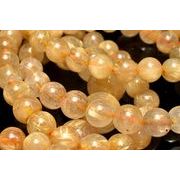 濃密な金針！ ゴールドルチルクォーツ 8mm ブレスレット 1個売り _BG6129-8