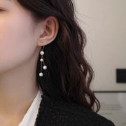 通勤用ピアス、気質イヤリング、 ポストsilver925 、ファッションアクセサリー、金属アレルギー対応