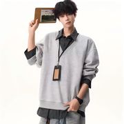 2025秋冬メンズ服 シンプル おしゃれ ポロシャツ 韓国風 トップス 長袖Ｔシャツ 2色展開[M~3XL]