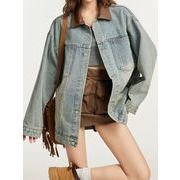 2025秋冬メンズ服 シンプル おしゃれ デニムコート 韓国風 トップス カーディガン 男女兼用 [M~3XL]