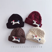「2025」子供用★帽子★ニット★キッズ★耳カバー★暖かい★5色