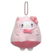 サンリオ マスコット ポーチ ねこねこおばけ ハローキティ ピンク【小ロット販売】
