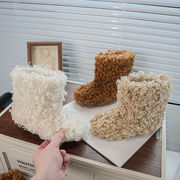 2025秋冬※女の子用ムートンブーツ 裏起毛 保温 ショート丈