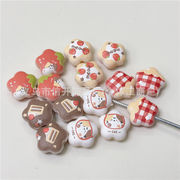 アクリル ビーズパーツ デコパーツDIY カスタムボールペン対応 デコ素材 手芸材料 チェーンパーツ