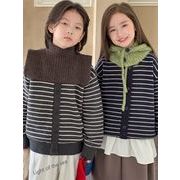 2025新作韓国子供服 ベビー服  キッズ男の子ニットトップス  2色 90cm-150cm
