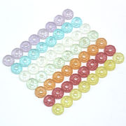 デコパーツ　スイーツ　ネイル　ミニ　ロンデル　ラメ入り　10個売り 海外倉庫発送