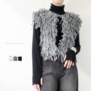 【2025新作】ブークレー　フリンジ　ベスト(32992)