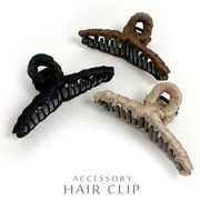 ▼MAGGIO▼ファブリックロールバンスクリップ　ヘアクリップ　ヘアアクセサリー