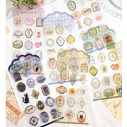 文房具 手帳素材 手芸DIY  シール 装飾シール　封口貼　粘着シール　ステッカ