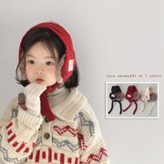 子供イヤーマフ　キッズニットイヤーマフ　秋冬　可愛い　韓国キッズイヤーマフ