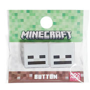マインクラフト ボタン ( SKELETON ) スケルトン 2個入り