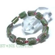 ☆一点物☆【ブレスレット】ウォーターメロントルマリン 筒型 No.02