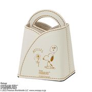 【卓上収納】スヌーピー フラワー小物入れ ホワイト