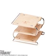 【卓上収納】スヌーピー マルチラック アイボリー