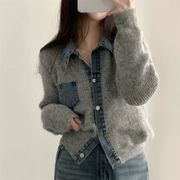 2025年INS 秋冬新作 おしゃれ   厚手  ニット   ポケット付き  カーディガン  トップス