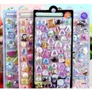 知育文具　手帳素材装飾　立体泡シール　携帯装飾品　ステッカー　1枚入り