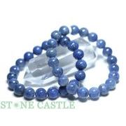☆高品質☆【ブレスレット】ブルーラビットヘア満晶ルチル (約9.5～10mm)