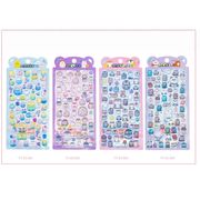 新入荷★DIY手作★手帳用 貼り付け★粘着シール★立体キャラクターシール★3Dシール