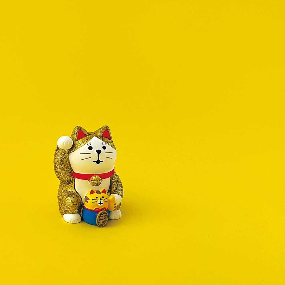 コンコンブル 開運カラー招き猫 金 ZCB-16361 | 卸売・ 問屋・仕入れの