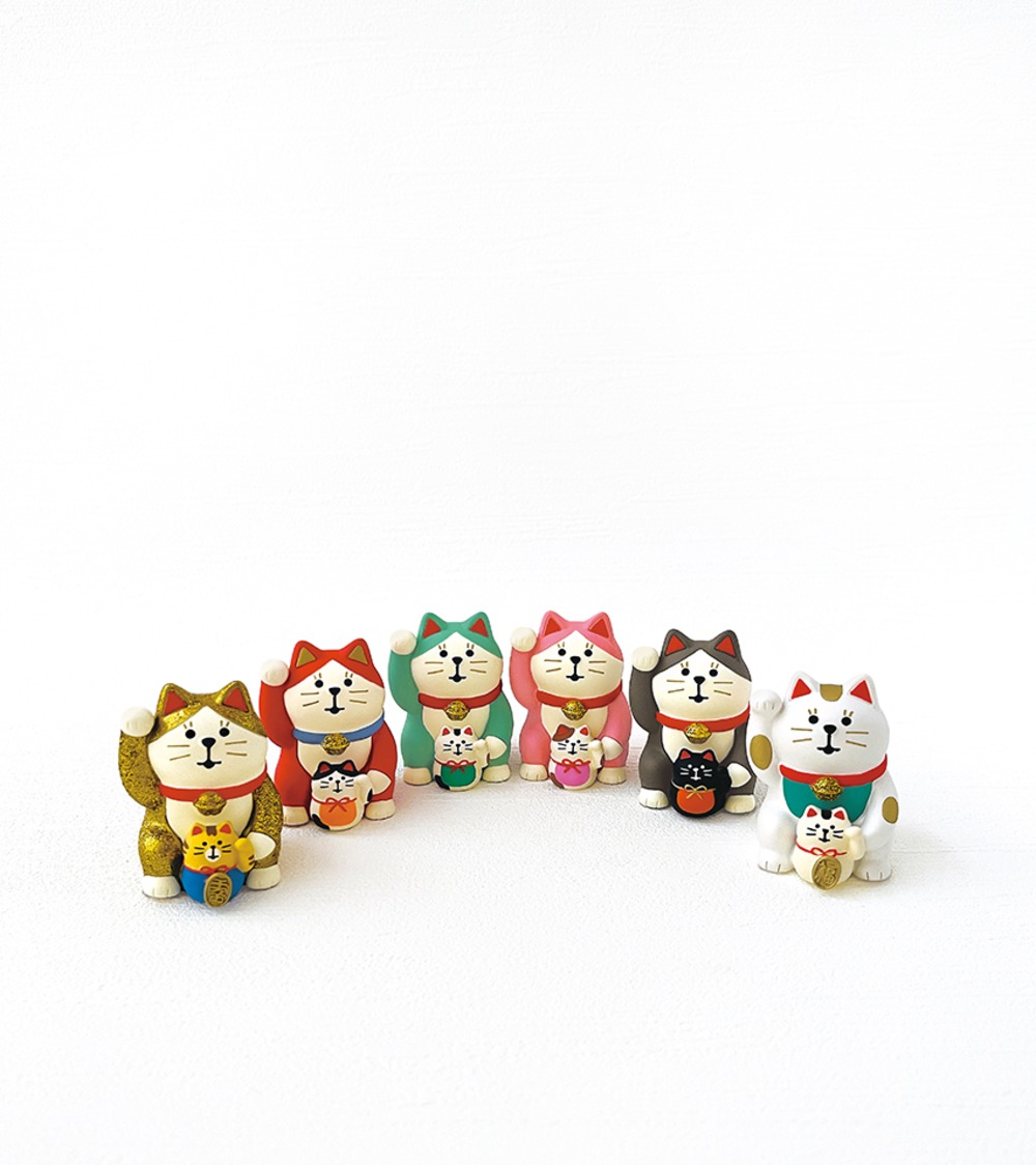 コンコンブル 開運カラー招き猫 金 ZCB-16361 | 卸売・ 問屋・仕入れの