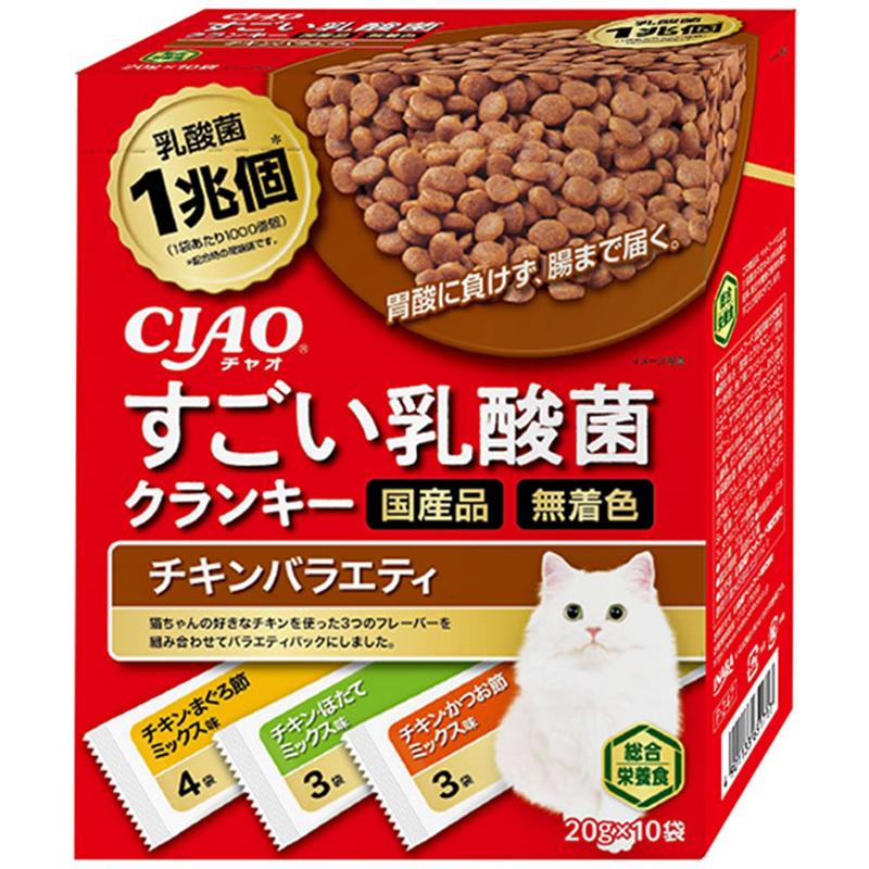 猫用品 いなば CIAO すごい乳酸菌 クランキー 24袋