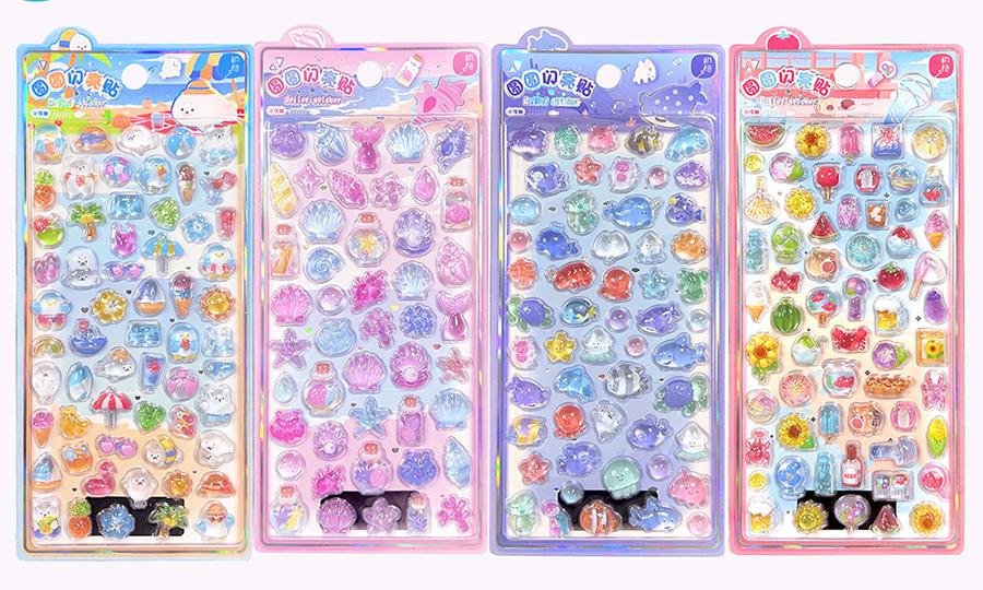 即納！！DIY用 手帳用 貼り付け スマホケース シール 可愛い 立体  装飾用 手芸用品