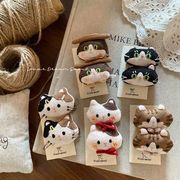 子供ヘアアクセサリー 雑貨★子供用髪飾り 女の子 かんざしネコ  ヘアゴム可愛いLF