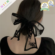 レース ヘアバンド スカーフ 長方形スカーフ ネッカチーフ 細スカーフ  ヘアアクセサリーレディース