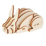 木製3Dパズル ウサギ 58727