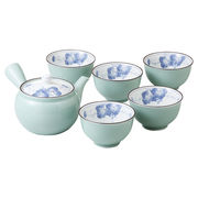 波佐見焼 掛分ぶどう M急須茶器揃