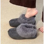 秋冬シューズ  パンプス 防寒 裏起毛  厚底 お出かけ