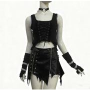 秋冬手袋 グローブ アームカバー  手袋  パンク風