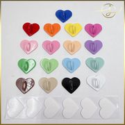 【21色】ハート ストラップ用 丸カン付き チャーム アクセサリーパーツ ハンドメイド 手芸 デコパーツ